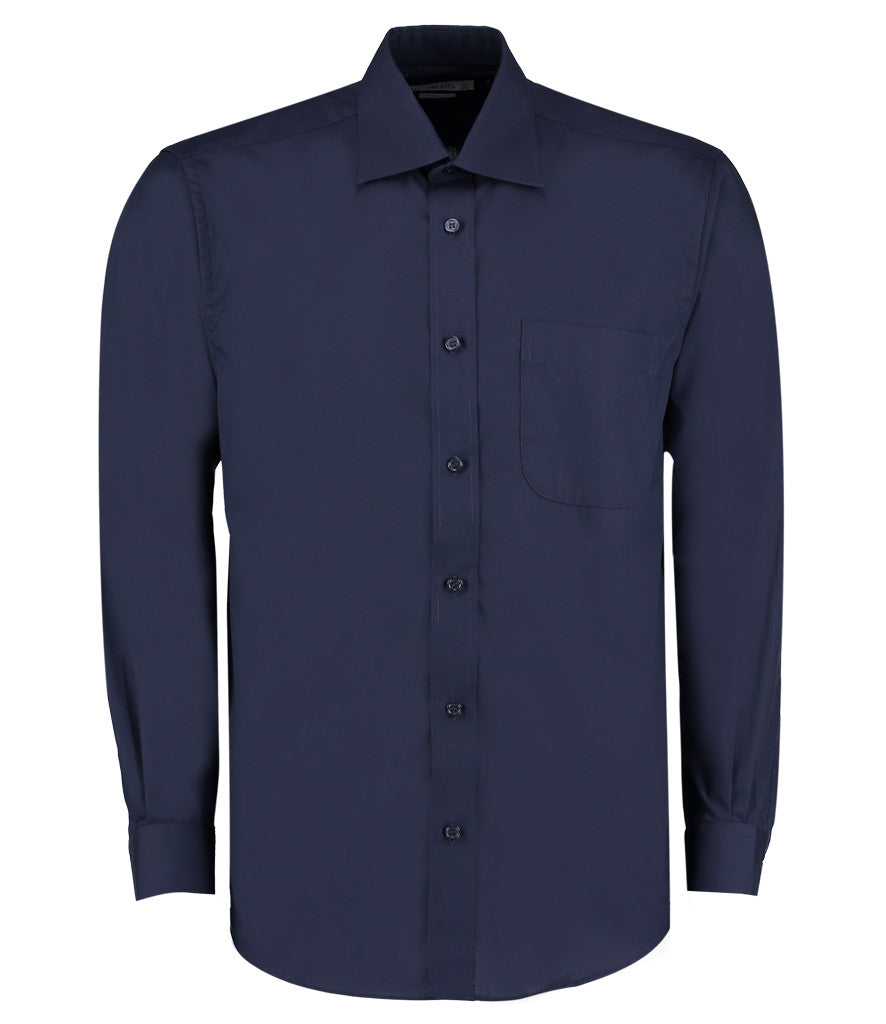 Kustom Kit Long Sleeve Classic Fit Business Shirt