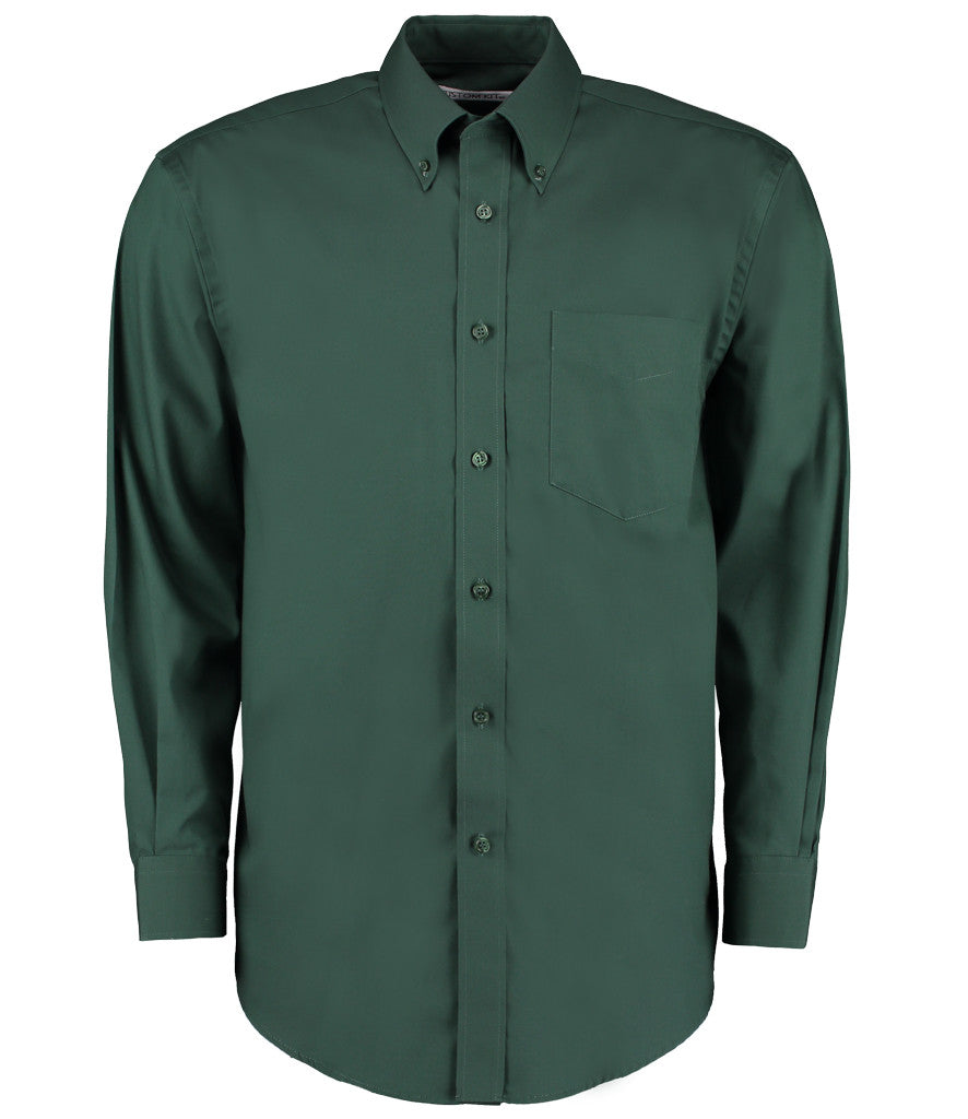 Kustom Kit Premium Long Sleeve Classic Fit Oxford Shirt