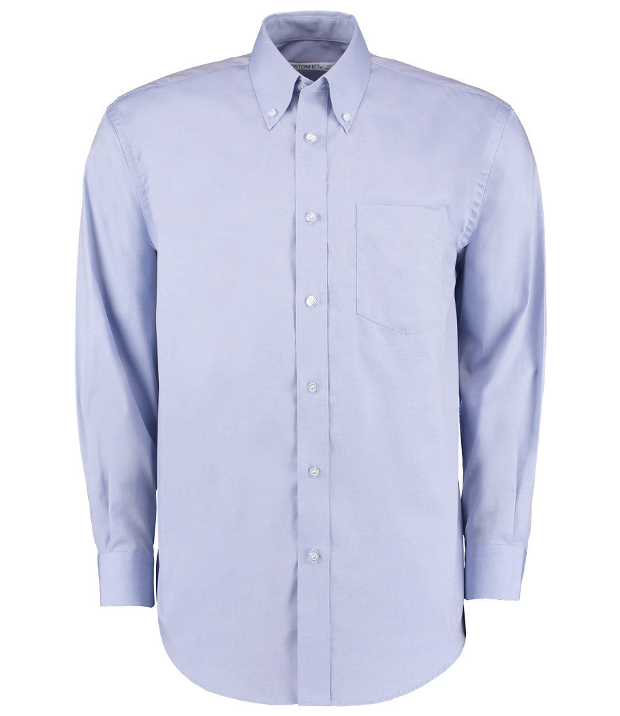 Kustom Kit Premium Long Sleeve Classic Fit Oxford Shirt