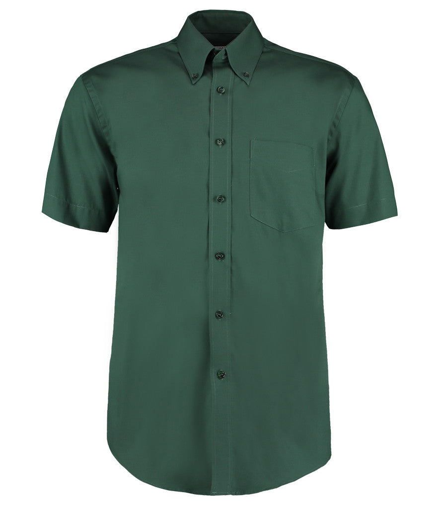 Kustom Kit Premium Short Sleeve Classic Fit Oxford Shirt