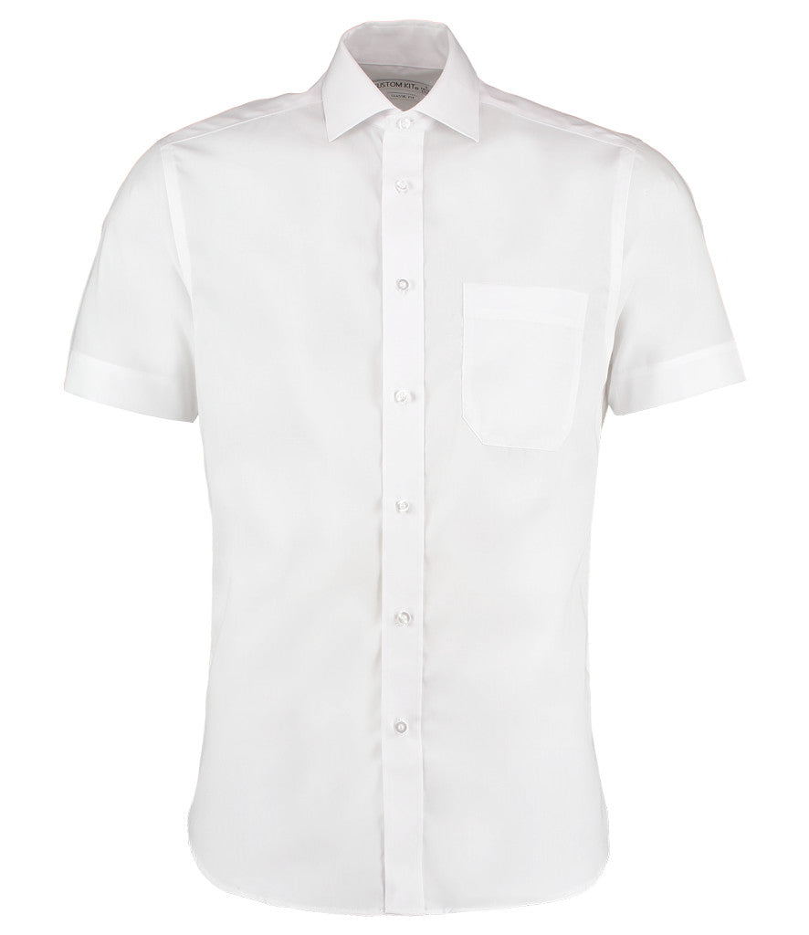 Kustom Kit Premium Short Sleeve Classic Fit Non-Iron Shirt