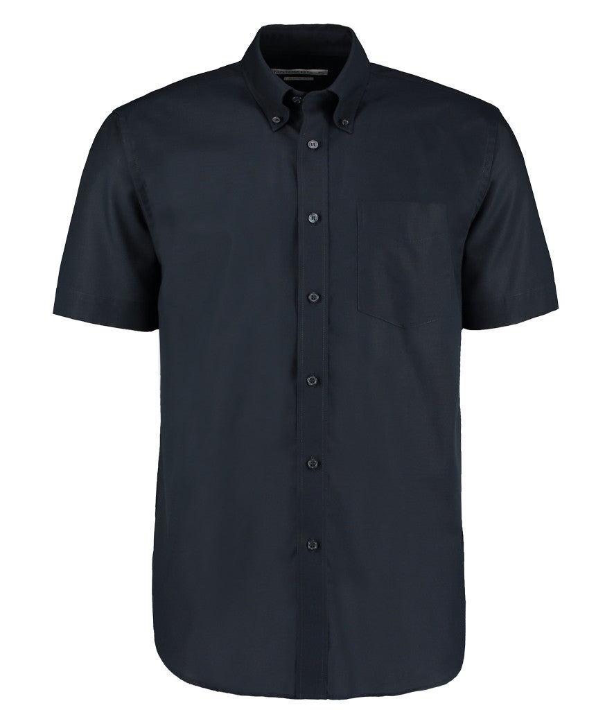 Kustom Kit Short Sleeve Classic Fit Workwear Oxford Shirt