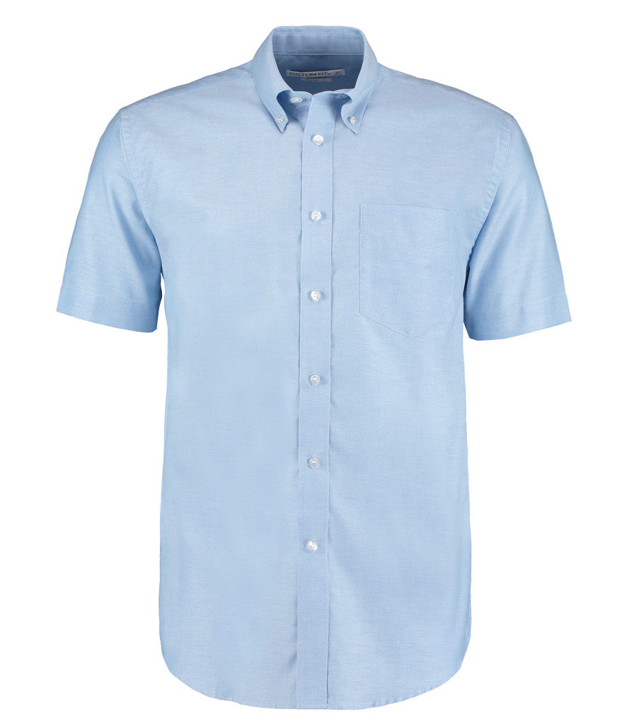 Kustom Kit Short Sleeve Classic Fit Workwear Oxford Shirt