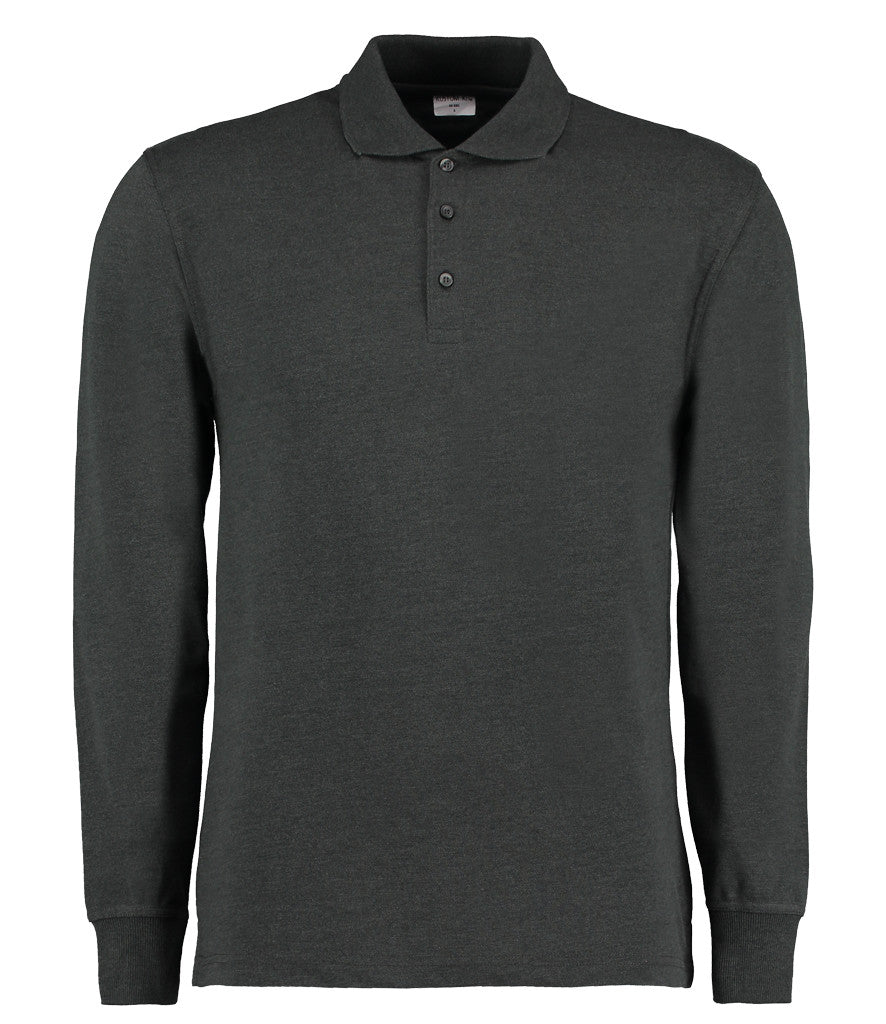 Kustom Kit Long Sleeve Poly/Cotton Pique Polo Shirt