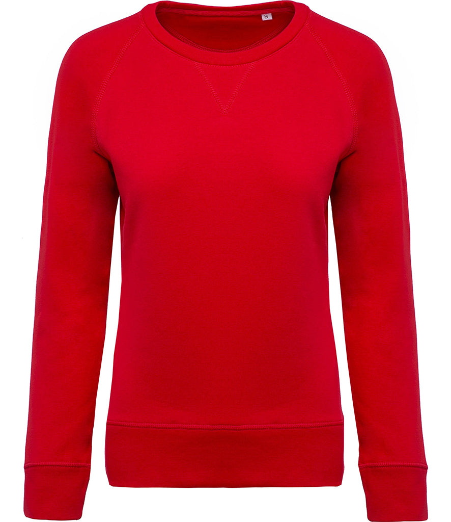 Kariban Ladies Organic Raglan Sweatshirt