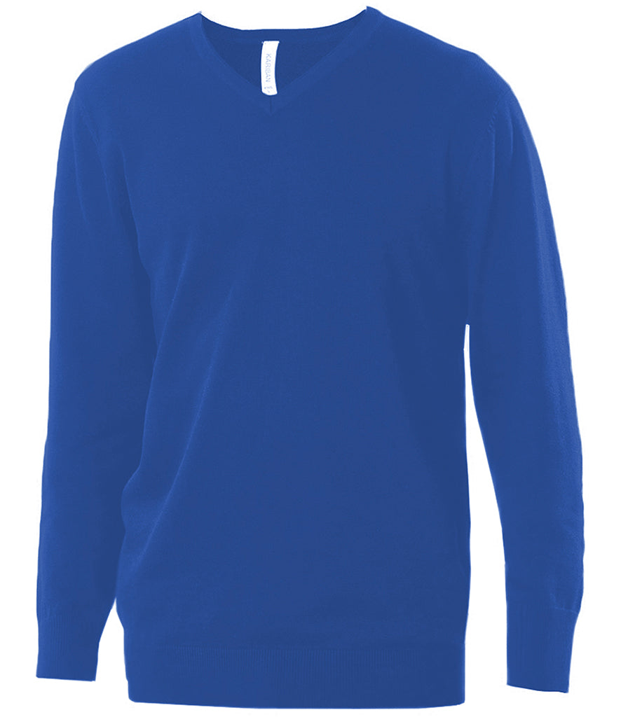 Kariban Cotton Acrylic V Neck Sweater