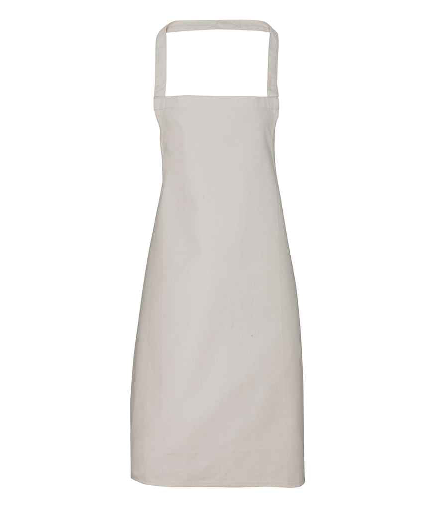 Premier PR102 100% Organic Cotton Bib Apron