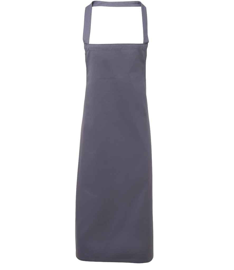 Premier PR102 100% Organic Cotton Bib Apron