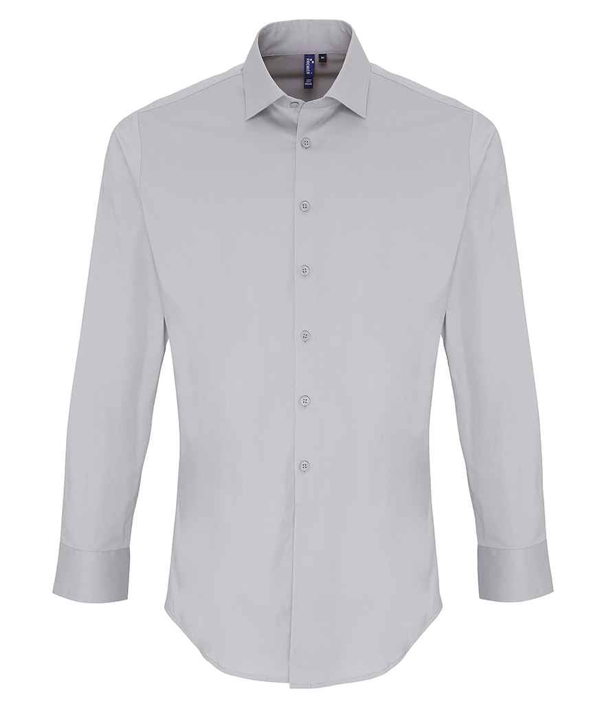 Premier Long Sleeve Stretch Fit Poplin Shirt