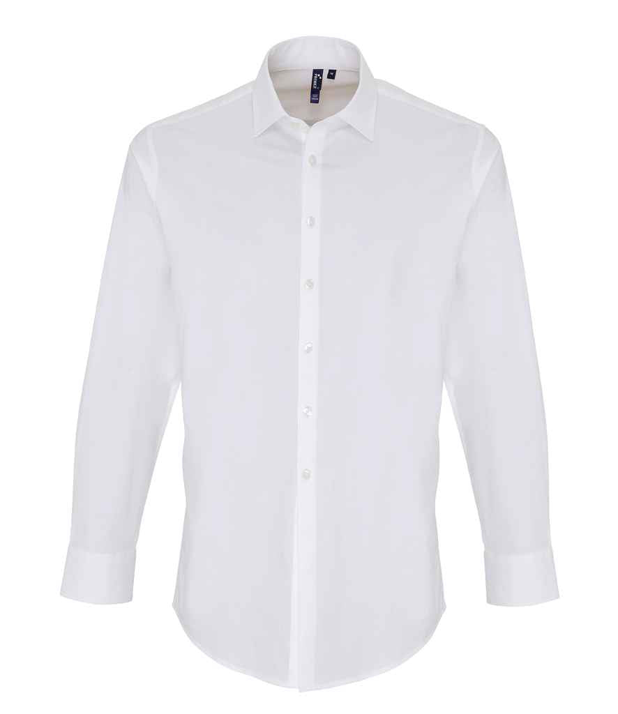 Premier Long Sleeve Stretch Fit Poplin Shirt