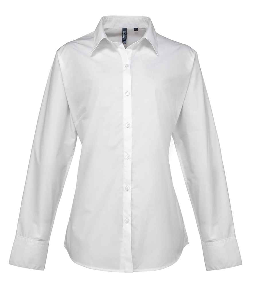 Premier Ladies Supreme Long Sleeve Poplin Shirt