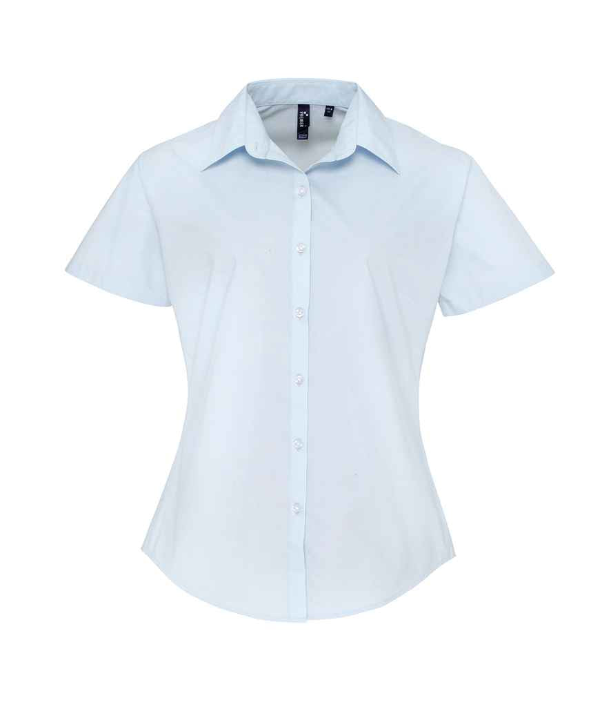 Premier Ladies Supreme Short Sleeve Poplin Shirt