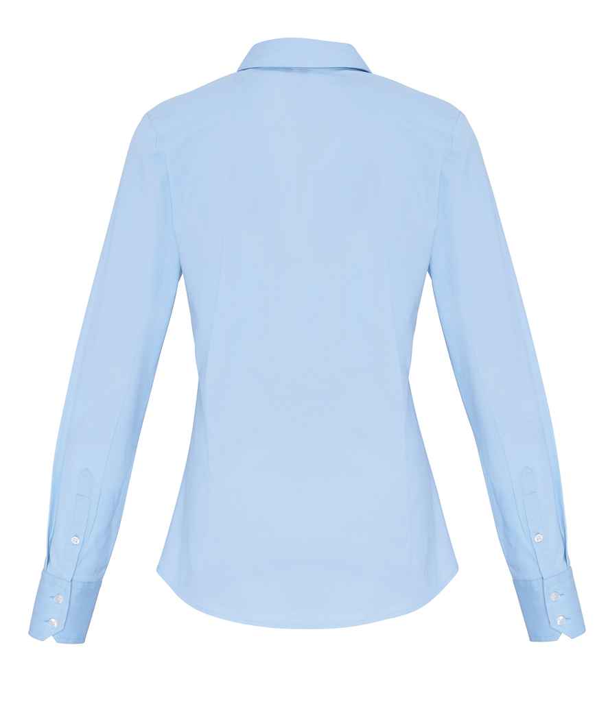 Premier Ladies Long Sleeve Stretch Fit Poplin Shirt