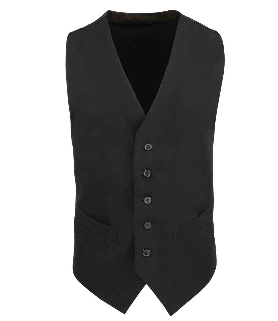 Premier Lined Waistcoat | Black