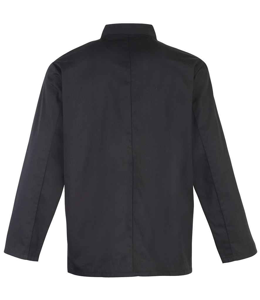 Premier Unisex Long Sleeve Stud Front Chef's Jacket