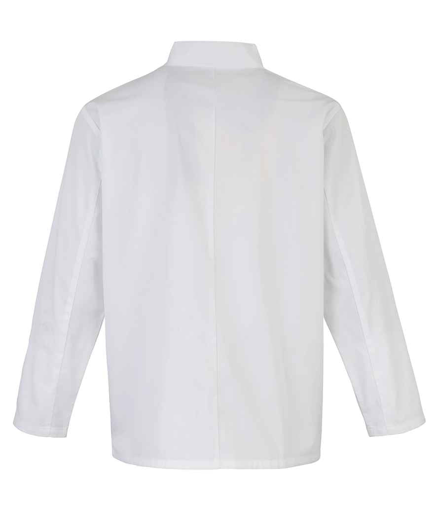 Premier Unisex Long Sleeve Stud Front Chef's Jacket