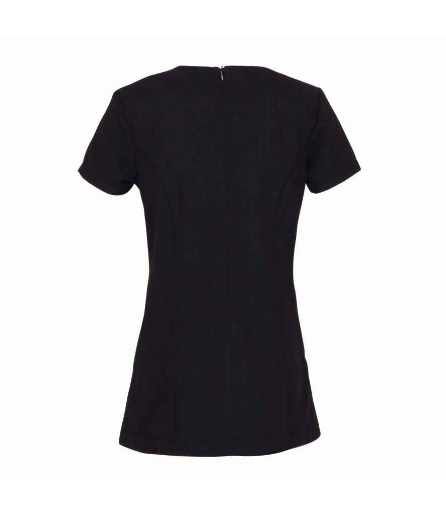 Premier Ladies Rose Short Sleeve Tunic | Black