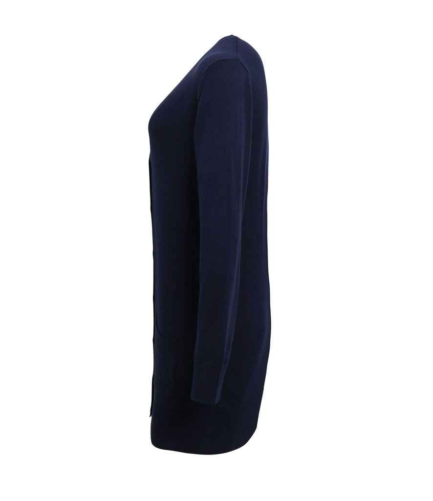 Premier Ladies Longline V Neck Cardigan