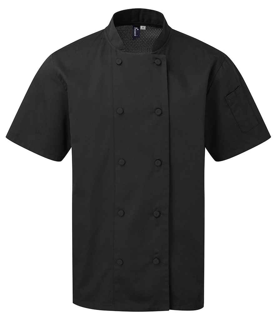 Premier Coolchecker Short Sleeve Chef's Jacket