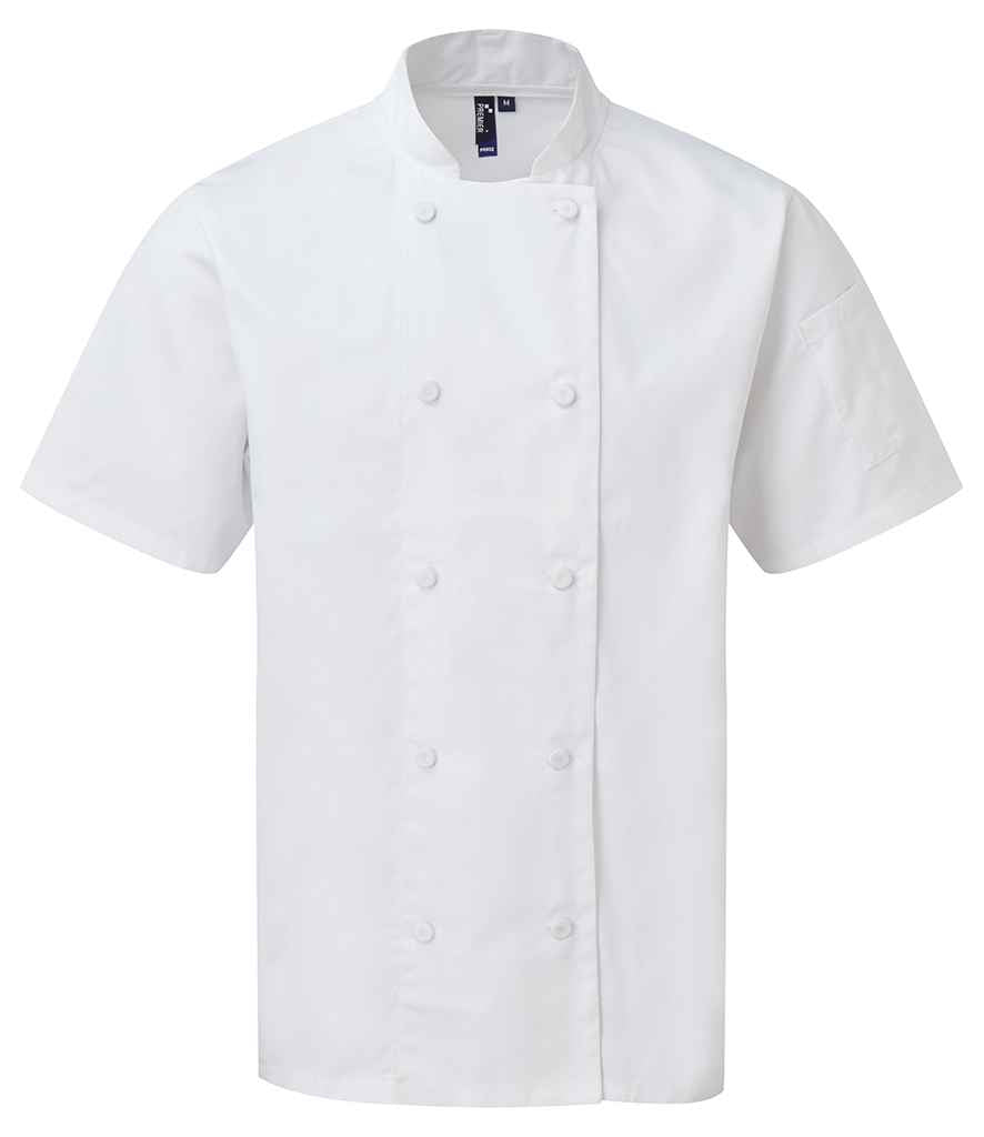 Premier Coolchecker Short Sleeve Chef's Jacket