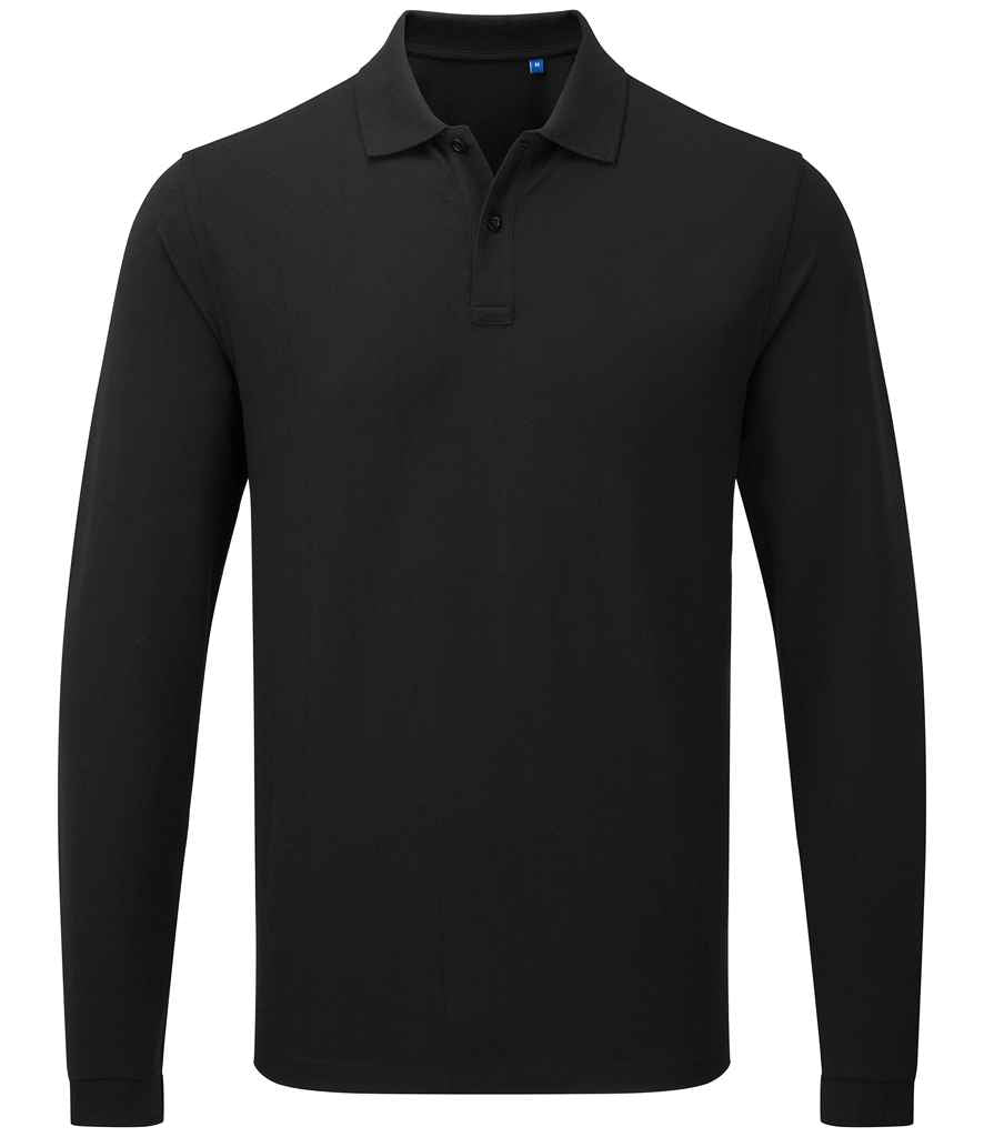 Premier  Essential Unisex Long Sleeve Polo Shirt