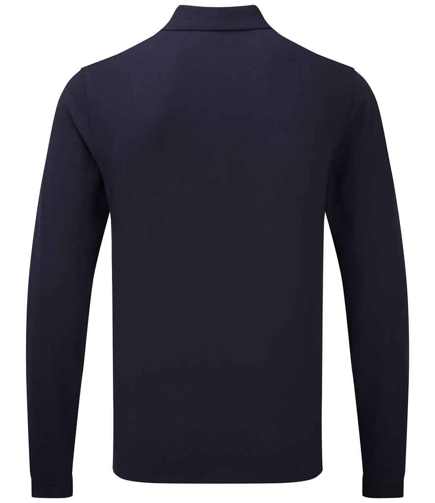 Premier  Essential Unisex Long Sleeve Polo Shirt