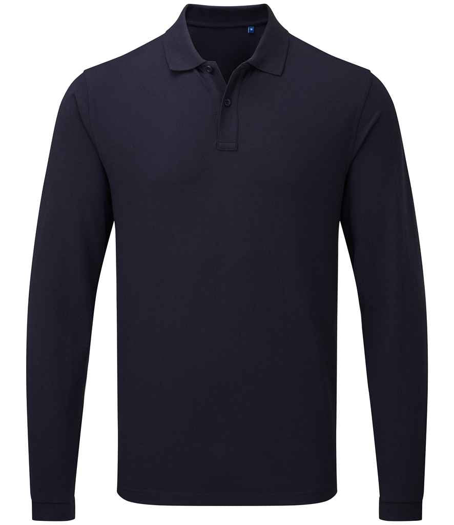 Premier  Essential Unisex Long Sleeve Polo Shirt