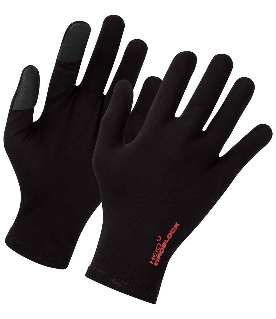 Premier HeiQ Viroblock Touch Gloves | Black