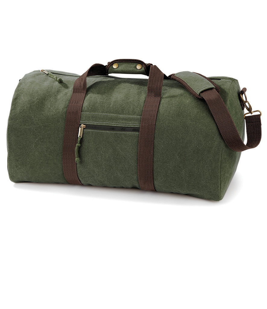 Quadra Vintage Canvas Holdall