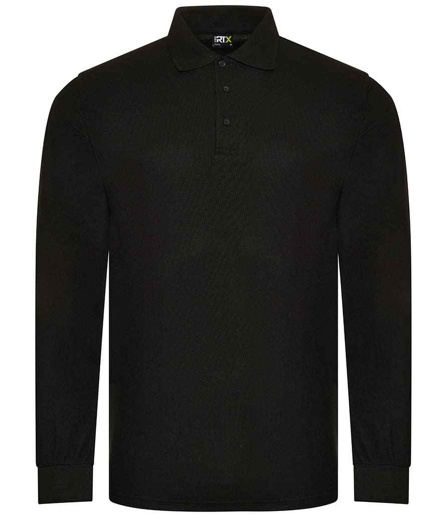 Pro RTX Pro Long Sleeve Pique Polo Shirt