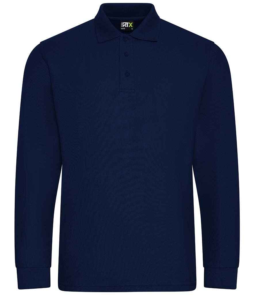 Pro RTX Pro Long Sleeve Pique Polo Shirt