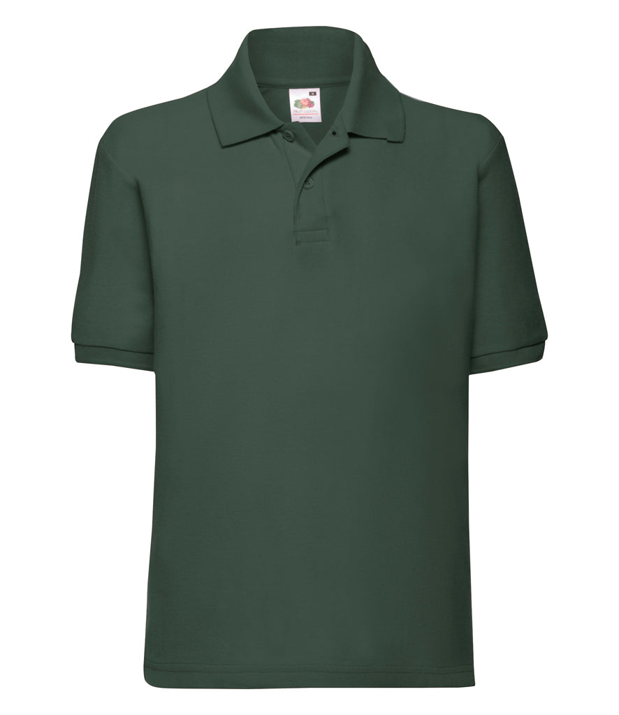 Fruit of the Loom Kids Poly/Cotton Pique Polo Shirt