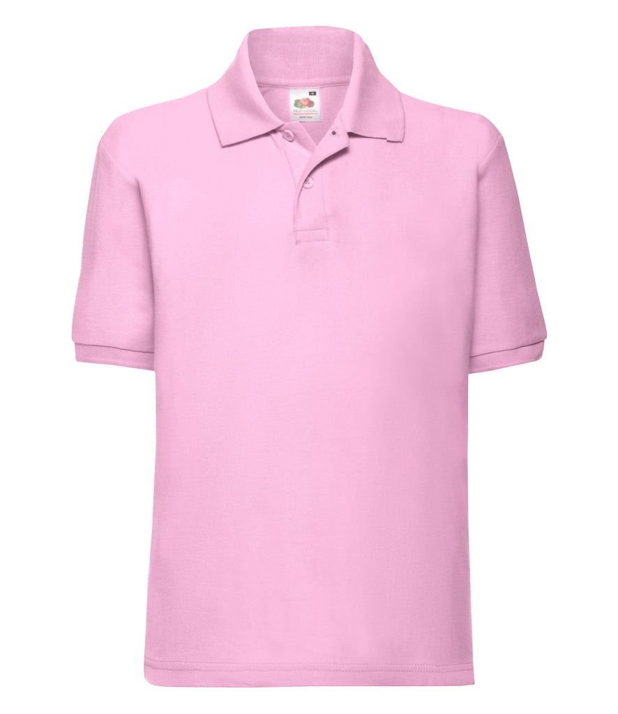 Fruit of the Loom Kids Poly/Cotton Pique Polo Shirt