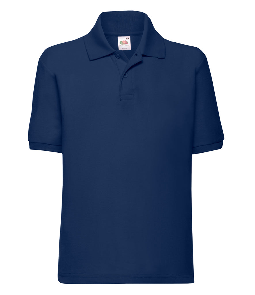 Fruit of the Loom Kids Poly/Cotton Pique Polo Shirt