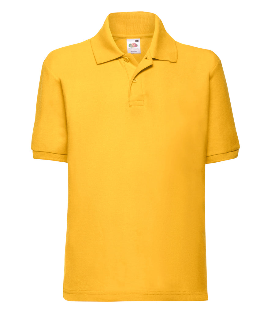 Fruit of the Loom Kids Poly/Cotton Pique Polo Shirt