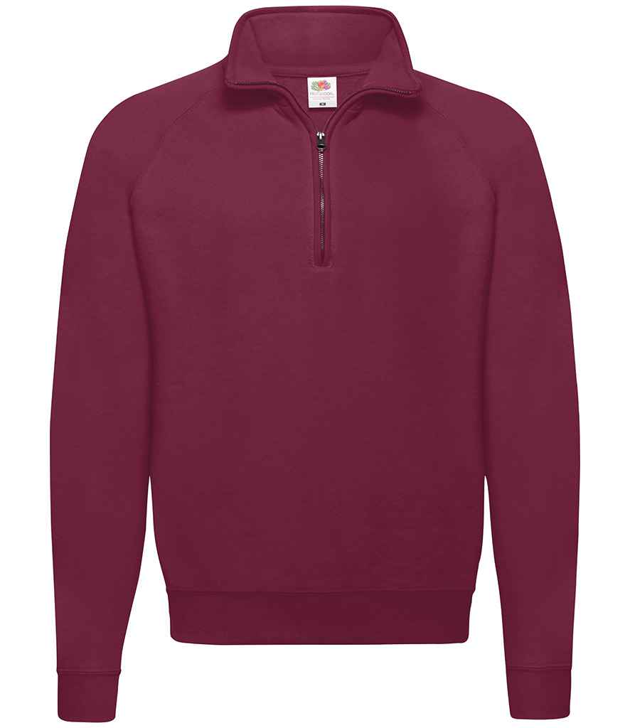 Fruit of the Loom Classic Zip Neck Sweatshirt