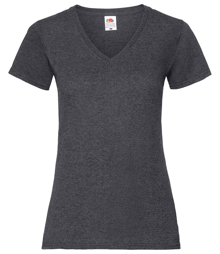 Fruit of the Loom Lady Fit Value V Neck T-Shirt