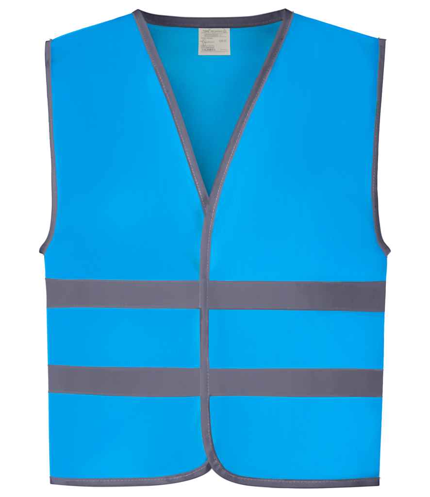 Yoko Kids Hi-Vis Two Band Waistcoat