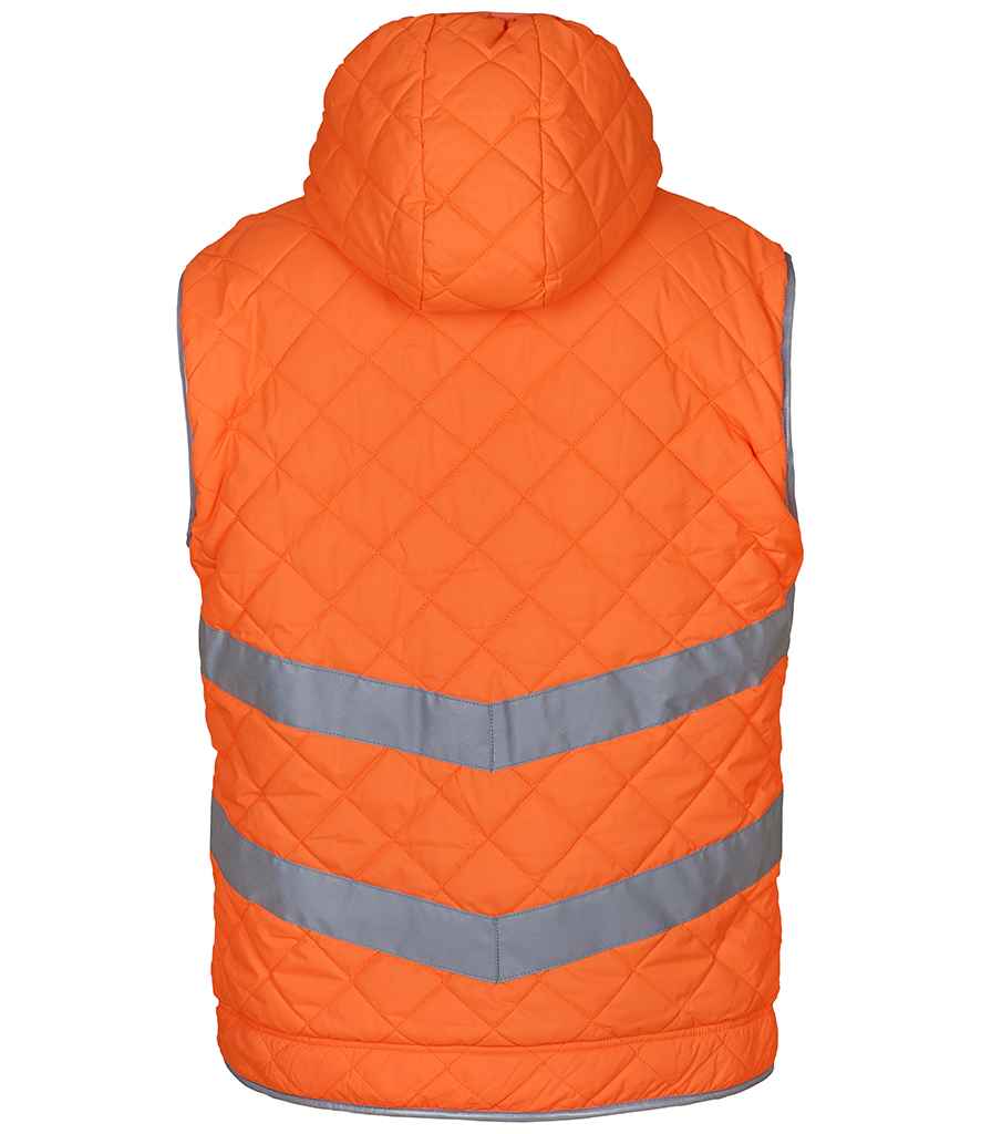 Yoko Hi-Vis Kensington Hooded Gilet